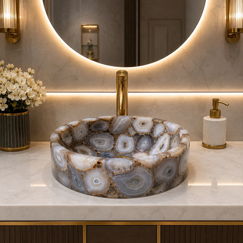 Lavabo bagno rotondo - bagno, 12"